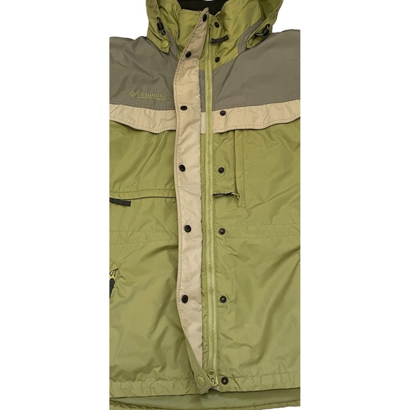 Columbia Jacket‎ Women Large Interchange Core Full Zip Green Gray Ski - Picture 4 of 10